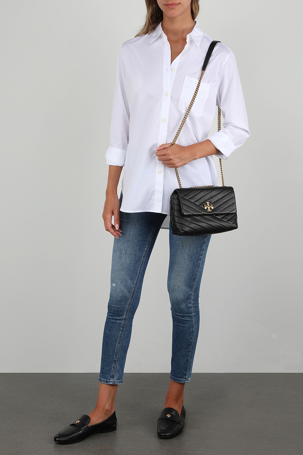 מכנסי סקיני ג'ינס נינה משופשפים